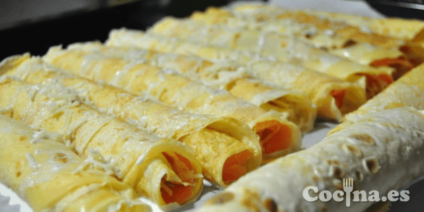 Crepes de salmón