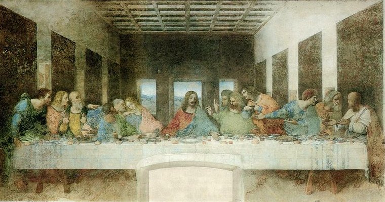 La última cena, de Leonardo da Vinci