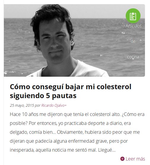 Bajar colesterol