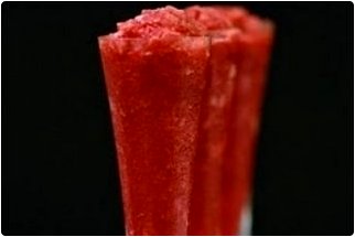 Sorbete de frambuesa: postres sin azúcar para diabeticos