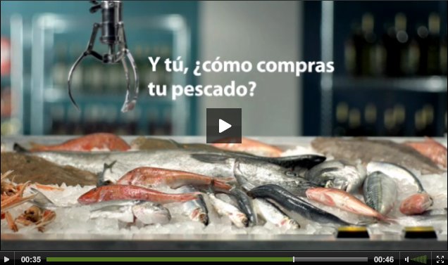 Vídeo de la campaña sobre el consumo de pescado de Escogetupescado.eu