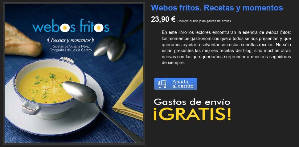 Libro "Webos Fritos. Recetas y Momentos"