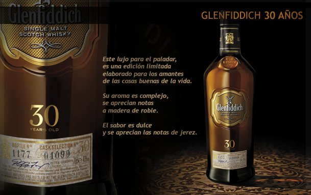 Whisky Glenfiddich 30 años