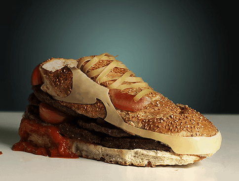 Las Nike Air que resultaron ser una hamburguesa a su manera.