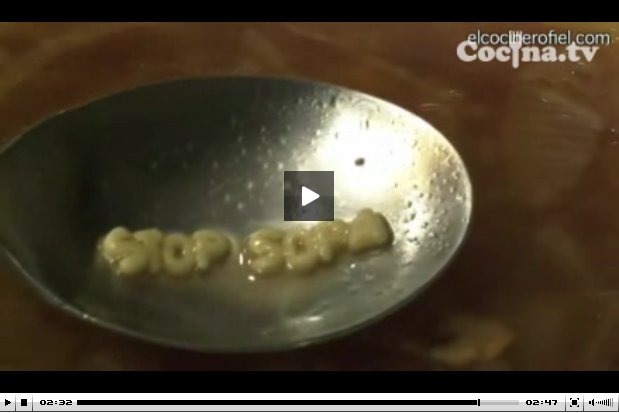 Vídeo - "Sopa de cebolla y ajo" de El Cocinero Fiel