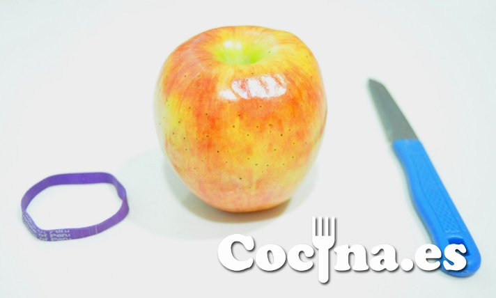 La manzana, la goma y el cuchillo