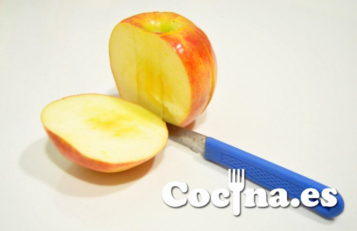 El ingenioso corte de la manzana