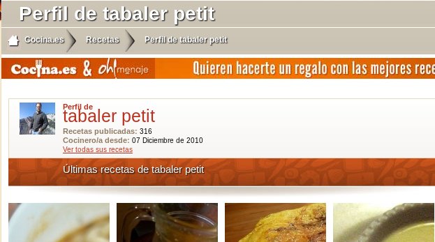 Recetas de Tabaler Petit en Cocina.es