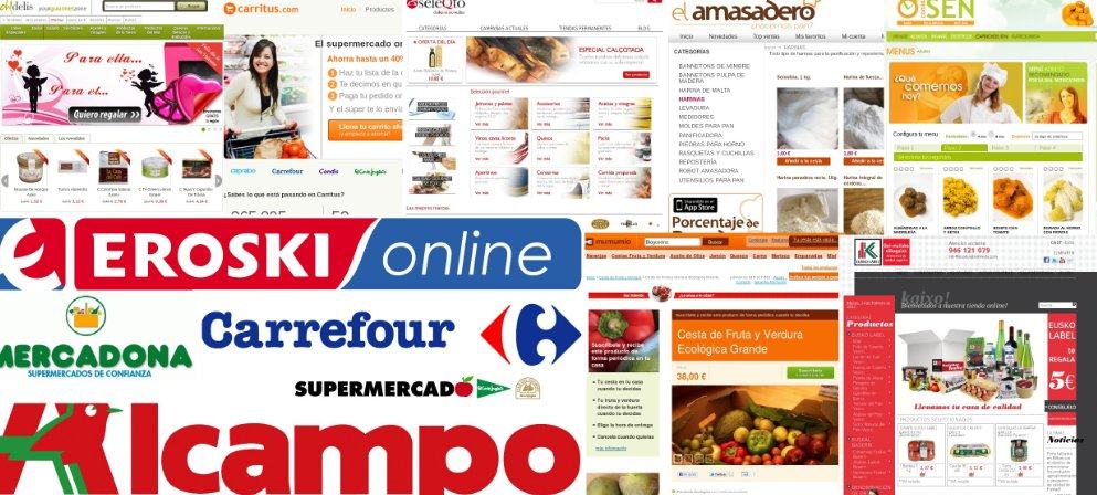 Sitios web donde comprar comida online