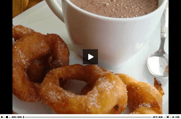 Vídeo de la receta de los buñuelos de calabaza