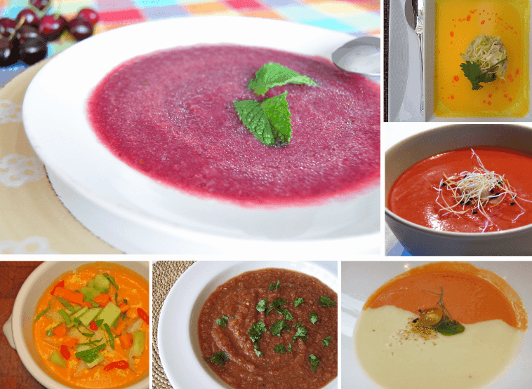 10 recetas de gazpachos de todos los gustos y colores 