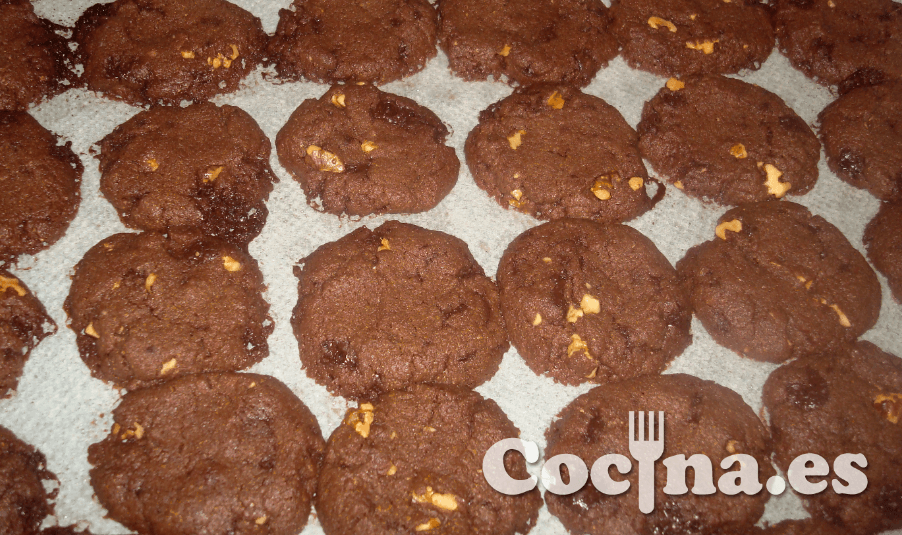 Elaboracion de las cookies de chocolate