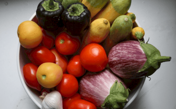 Frutas y verduras de todos los colores