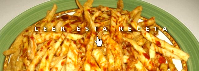Cenas fáciles: falsas patatas fritas light