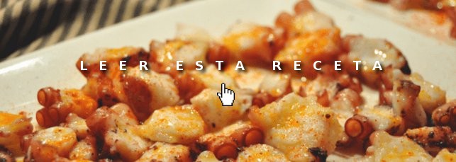 Cenas fáciles: pulpo a la gallega