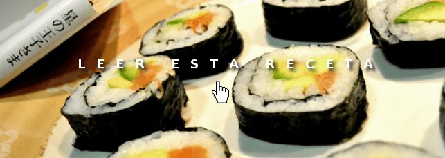Recetas fáciles: sushi fácil
