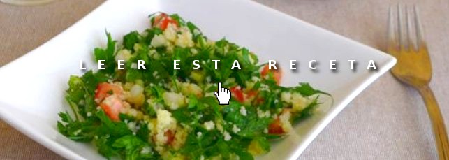 Cenas fáciles: tabbouleh, taboule o tabule