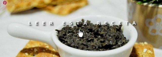 Cenas fáciles: tapenade de aceitunas negras