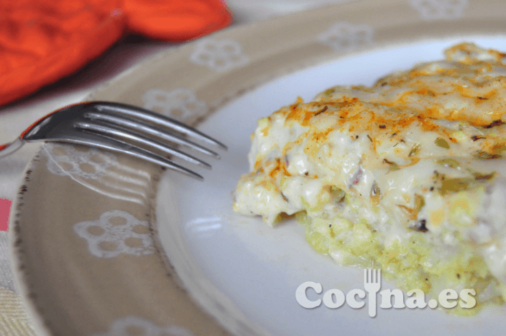 Coliflor gratinada