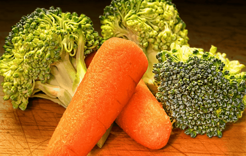Zanahorias y brócili