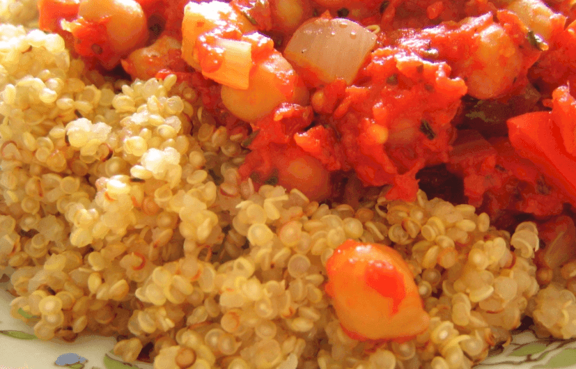 Receta con quinoa: ratatouille con quinoa