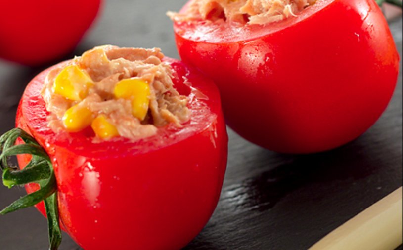 Recetas sin cocinar - Tomates rellenos