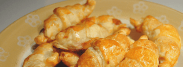 Cenas para niños: Croissants rellenos