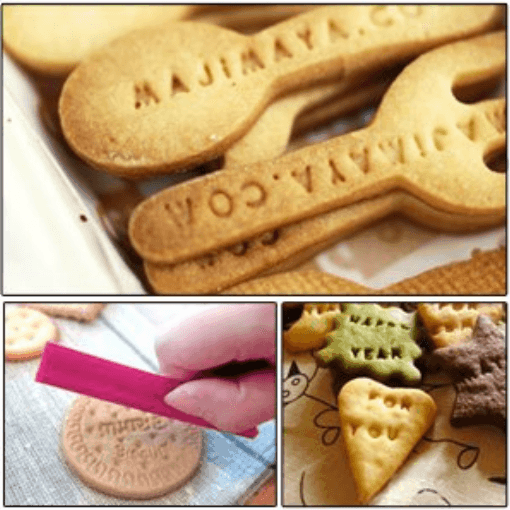 Moldes de letras para personalizar galletas