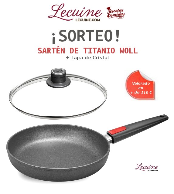 Sorteo sartén de titanio Woll