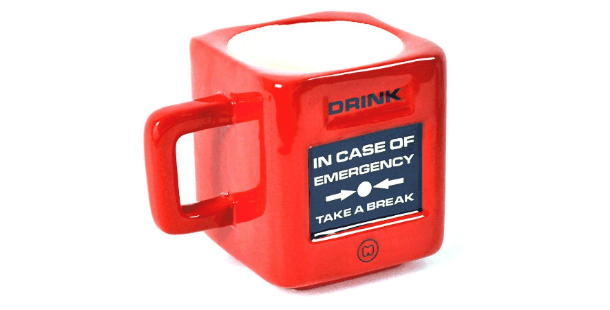 Taza Alarma Emergencia