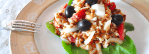 Ensalada de lentejas con arroz