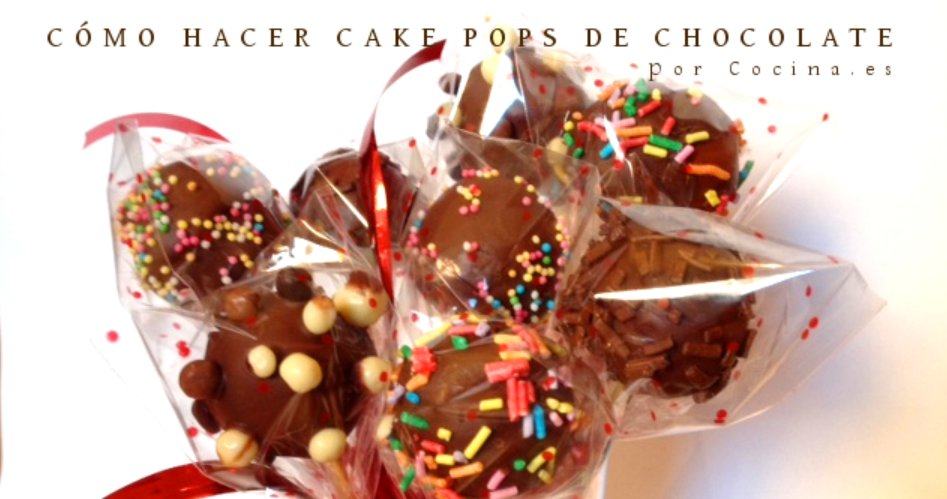 Cake pops de chocolate