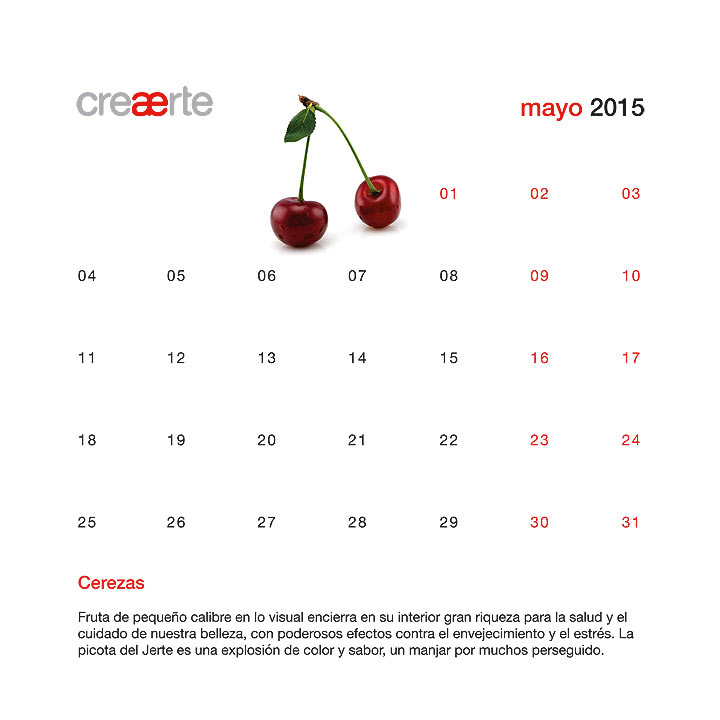 Calendario Mayo 2015