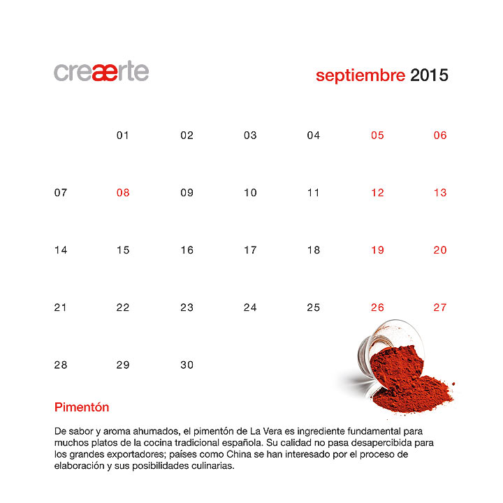 Calendario Septiembre 2015