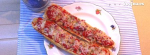 Baguette pizza