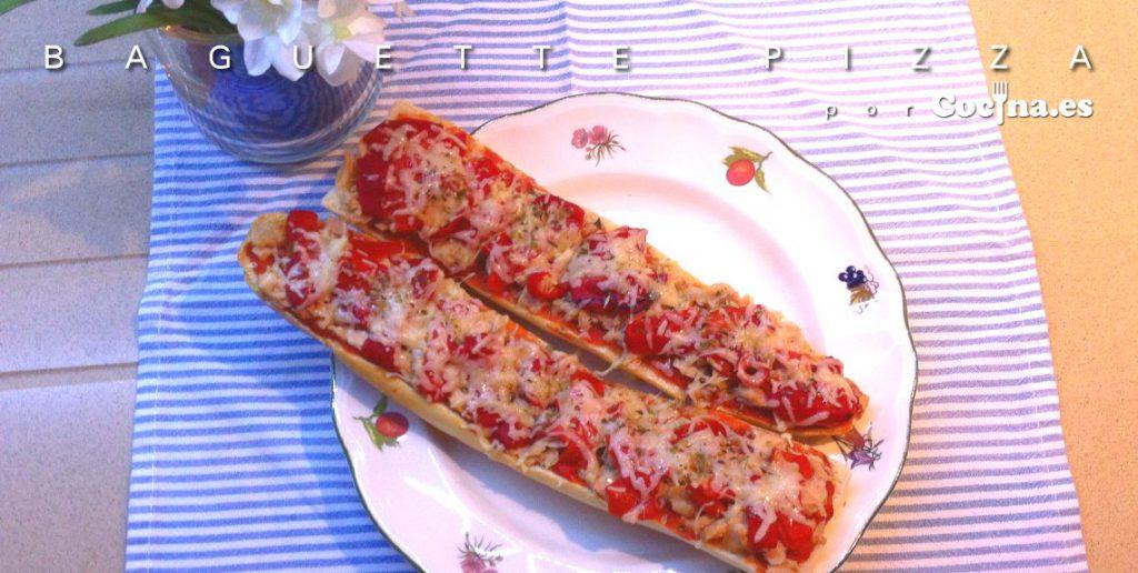 Baguette pizza