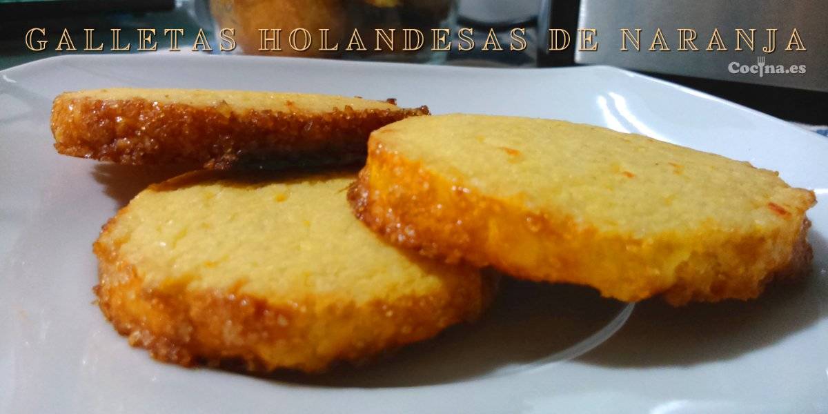 Galletas holandesas de naranja