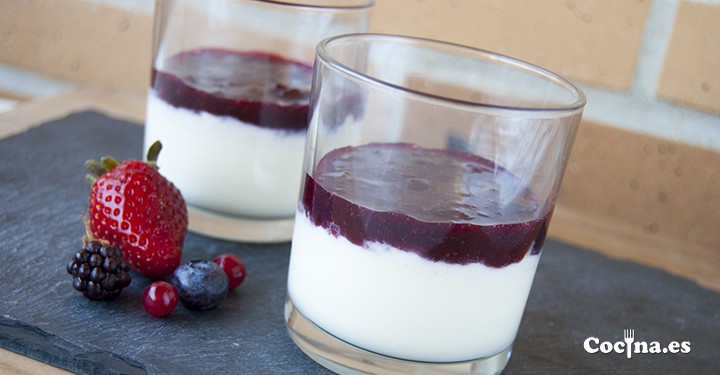 Panna cotta de queso