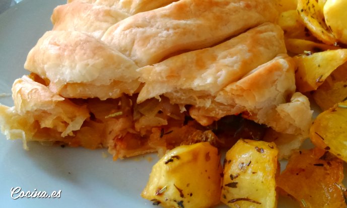 Strudel de pollo para llevar a la piscina