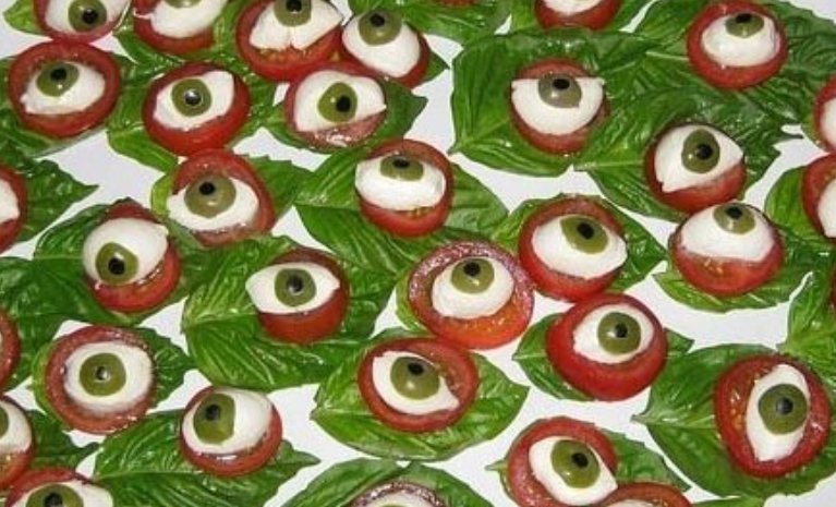 Receta Ojos de espectros para Halloween