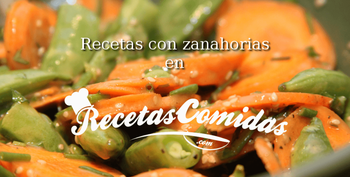 Recetas con zanahorias