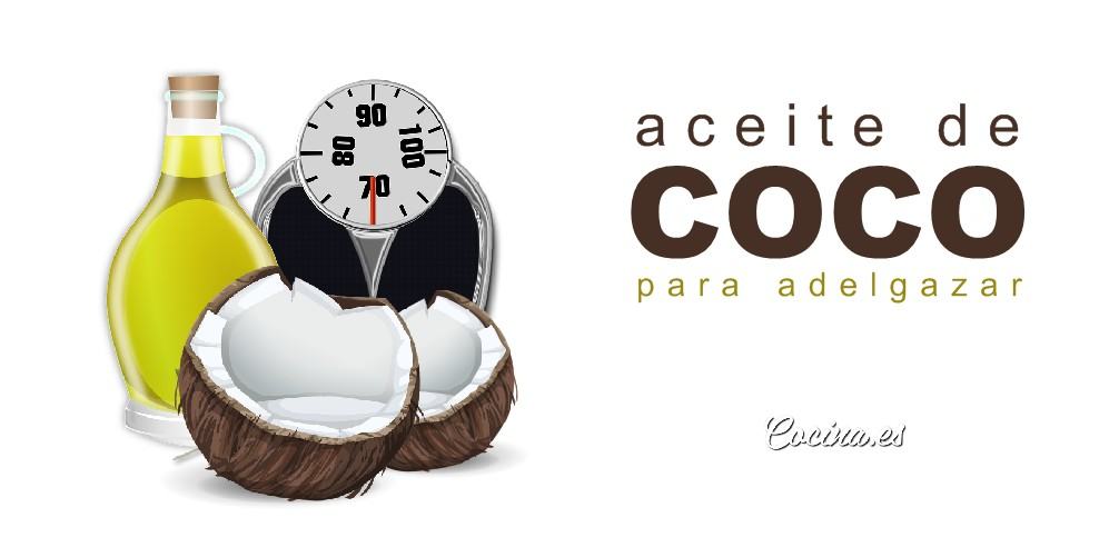 Aceite de coco para adelgazar