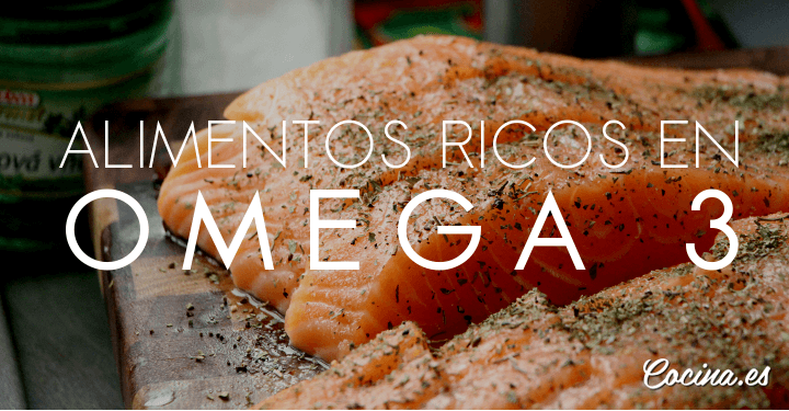 Alimentos ricos en Omega 3