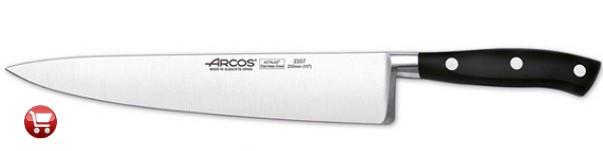 Cuchillo Arcos chef negro