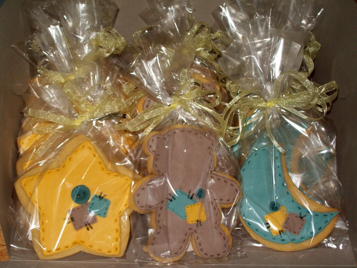 baby shower cookies estrellas