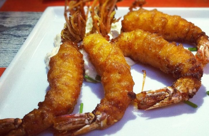 Recetas de comida china: gambas rebozadas