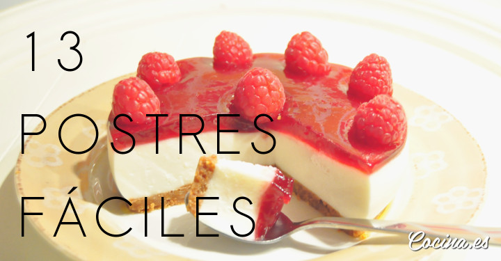 Postres fáciles