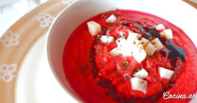 Salmorejo de remolacha