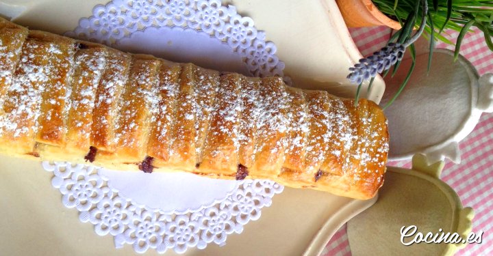 Strudel de chocolate