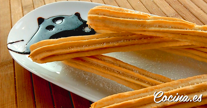 Churros al horno